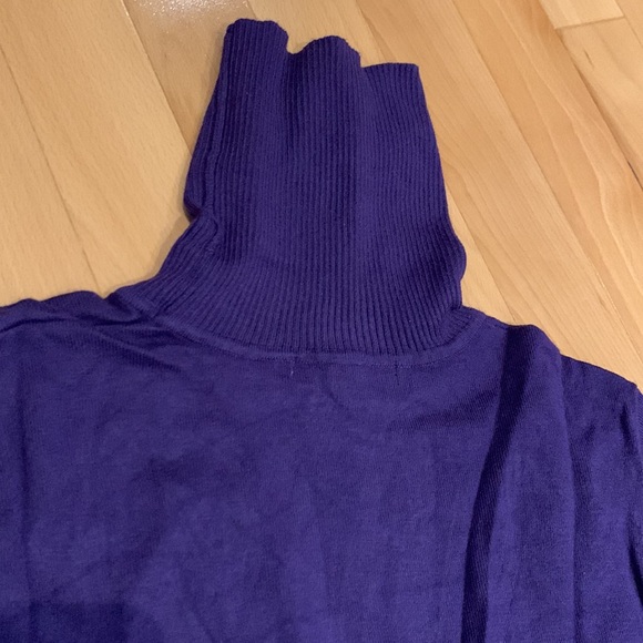 VEUC/LIKE NEW RW&CO Purple Turtleneck - size XL - Picture 13 of 15